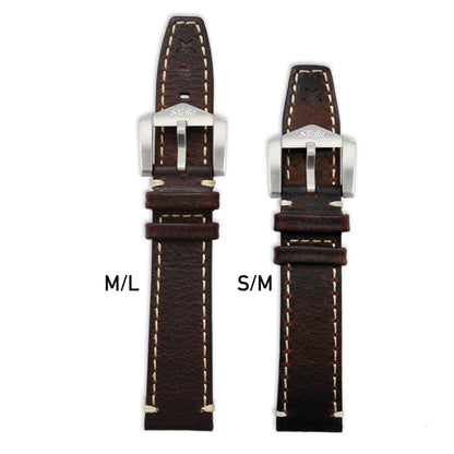 Gognac Cowhide Leather Strap