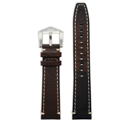 Gognac Cowhide Leather Strap