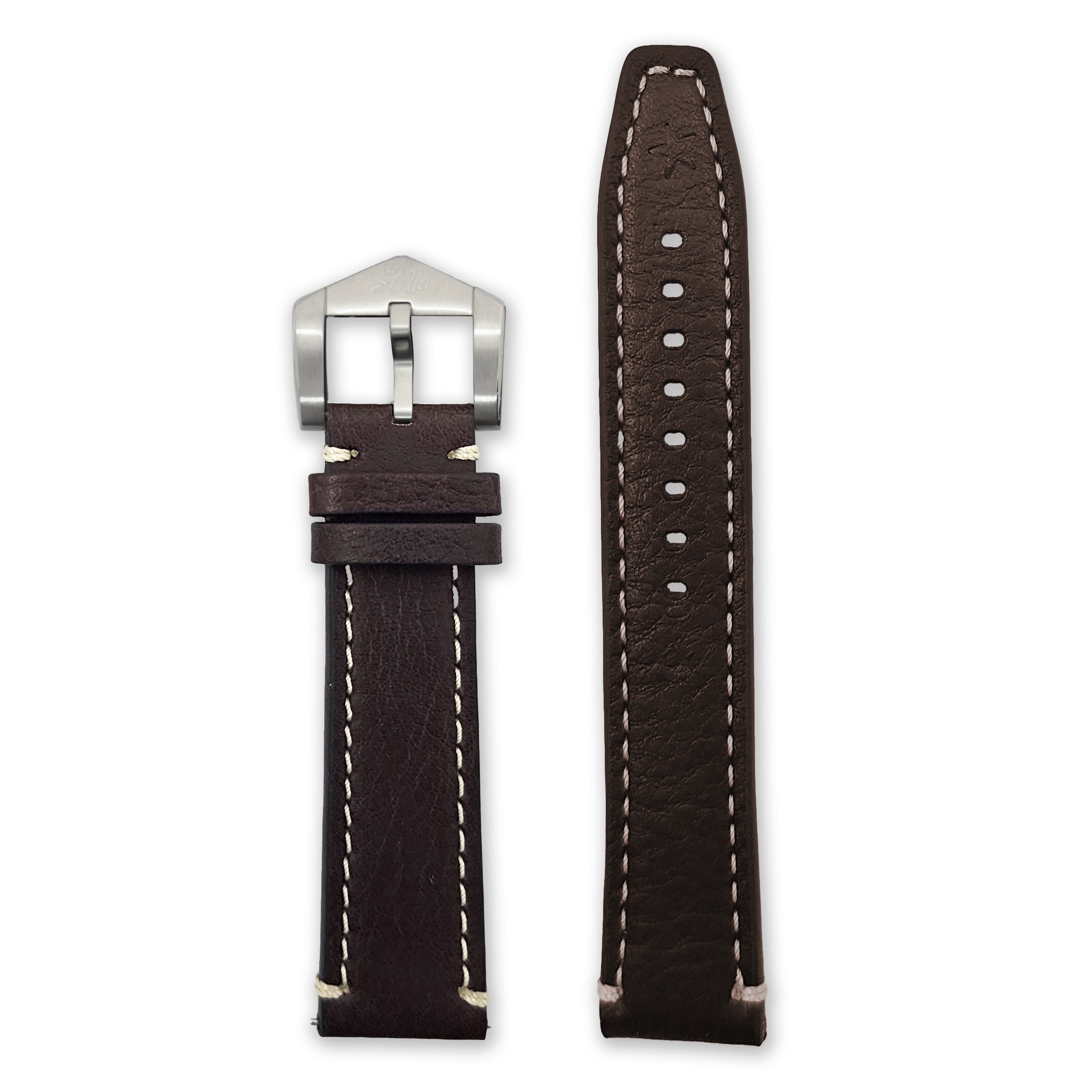 Brown Italian Leather Strap